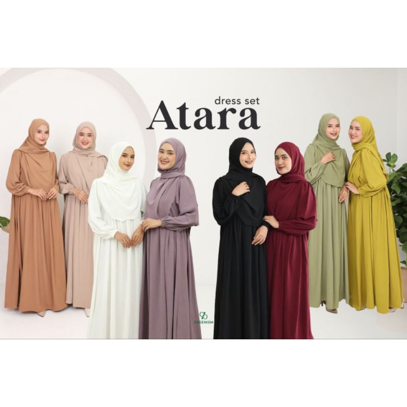 ATARA DRESS BY GREENISM/ATARA DRESS GREENISM/ATARA DRESS SET BY GREENISM/DRESS BY GREENISM/GAMIS BY 