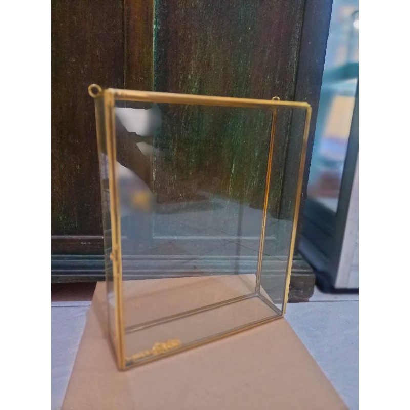Frame Mahar Terrarium Segi 4 | Simbolis Mahar Kaca | Frame Terarium