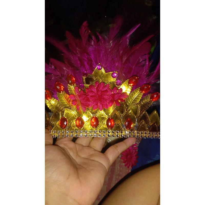 mahkotaTarian Dayak bulu