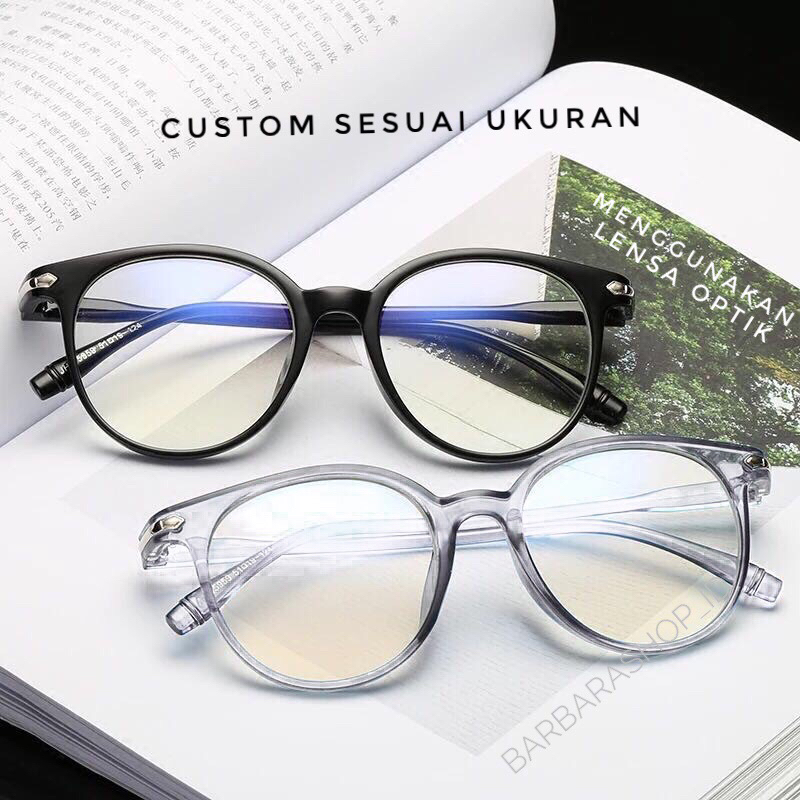 Kacamata anti radiasi / photocromic minus slinder sesuai resep | ovl003