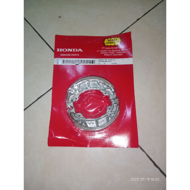 kampas rem depan belakang Astrea grand prima original