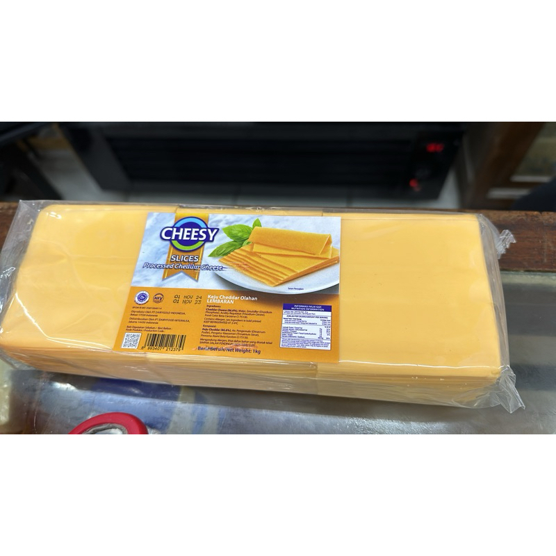 

Keju Slice Cheesy 28pcs Red Cheddar