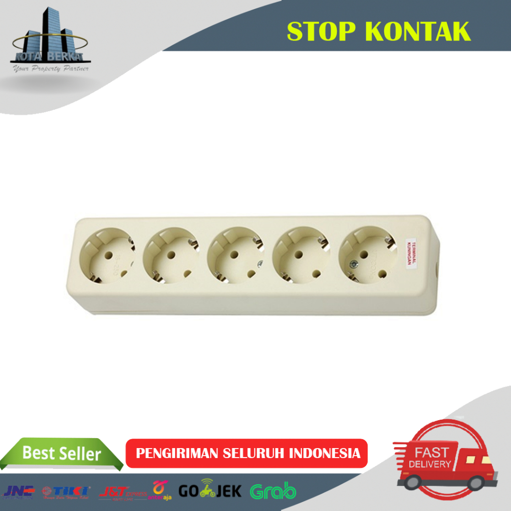 STOP KONTAK 5 LUBANG UTICON