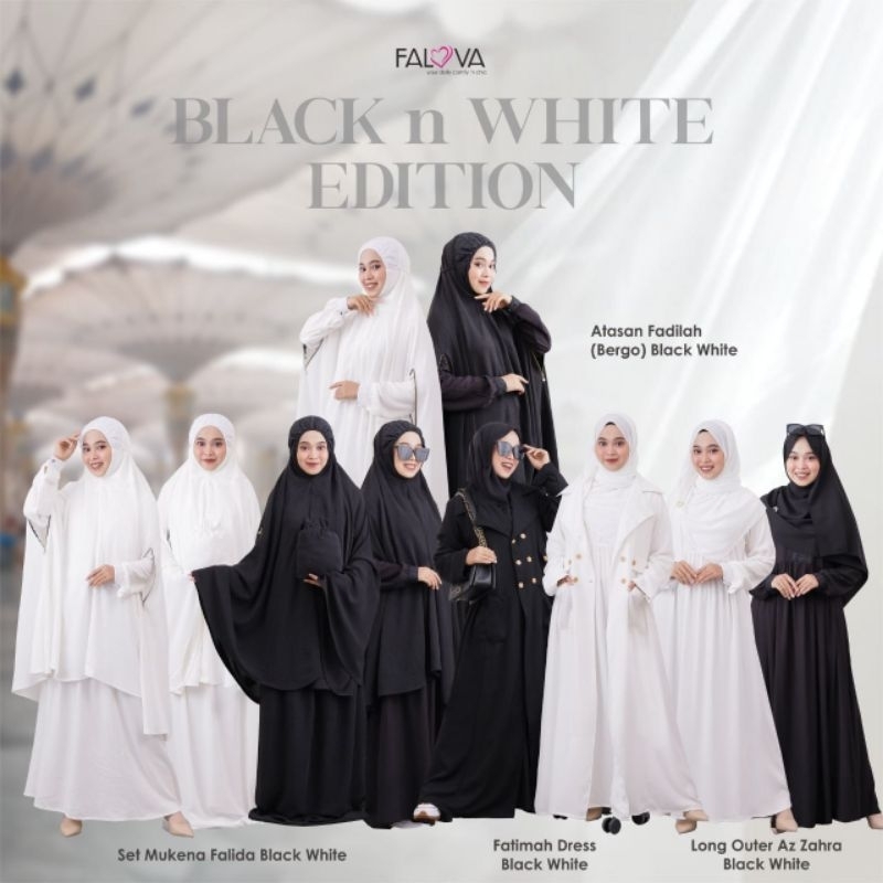 RIHAIA | Mukena Rits Lengan & Bergo Syar'i Fadila by Falova