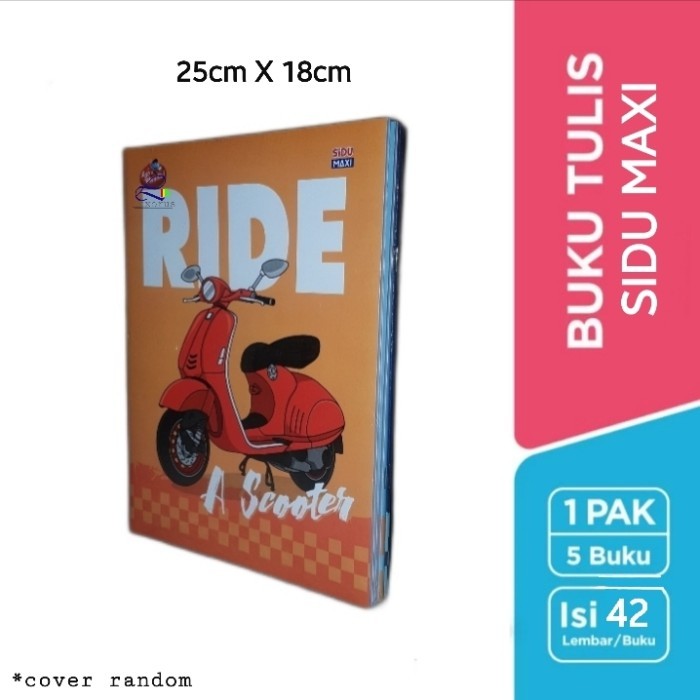 

(1 Pack=5 Buku) Buku Tulis Uk bigboss SIDU MAXI Uk Besar isi 42 Lbr