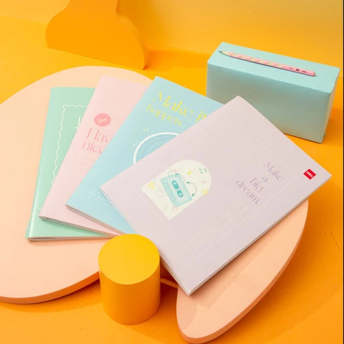 

[DELI X AGNES MO] Note Book EN026 A5 210X148MM 60 Sht