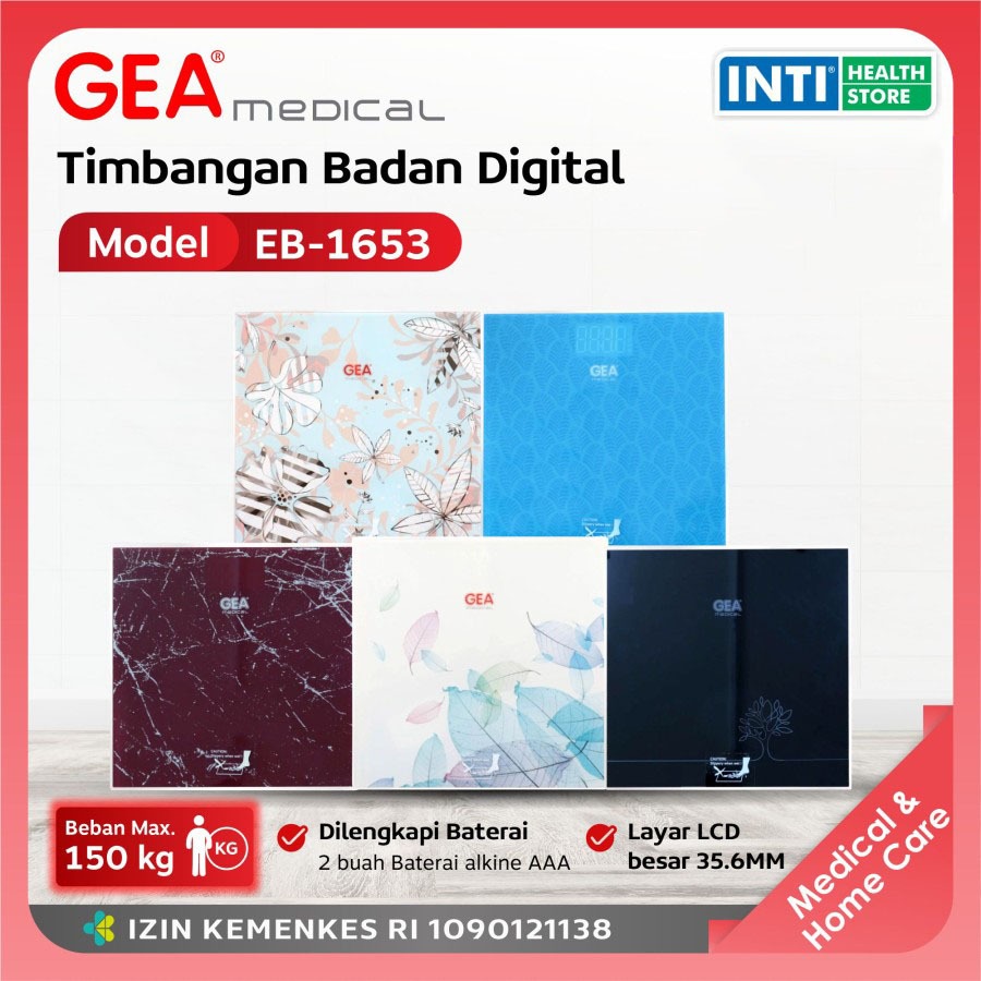 GEA Medical | Timbangan Badan Digital EB 1653 | Timbangan Badan
