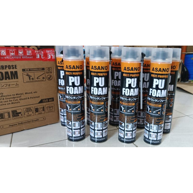 PU FOAM ASANO SEMPROTAN BUSA PEREDAM PANAS PEREDAM SUARA PU SEALENT PENAMBAL