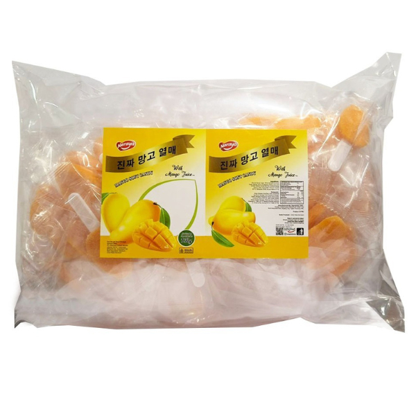 

Naraya Soft Candy Mango Stick Permen Jelly Stick Rasa Mangga Kemasan 500g