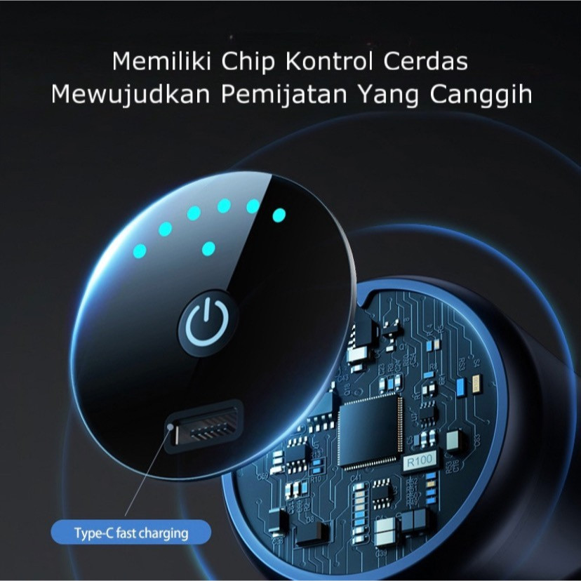 Massage Gun Fascial Gun Massager Pijat - Grey