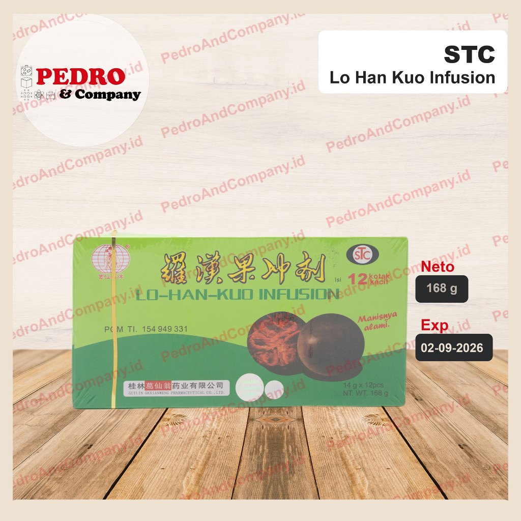 

STC lo han kuo infusion (14gr x 12 pcs) 168 gram - minumam alami lohan