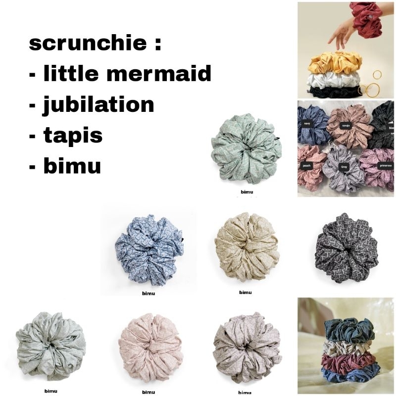 (Under Tag) Buttonscarves Scrunchie All Series New