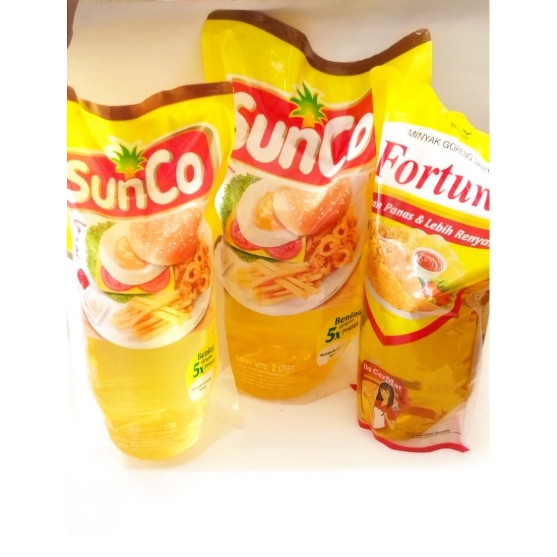 

MINYAK GORENG SUNCO/FORTUNE 2 liter