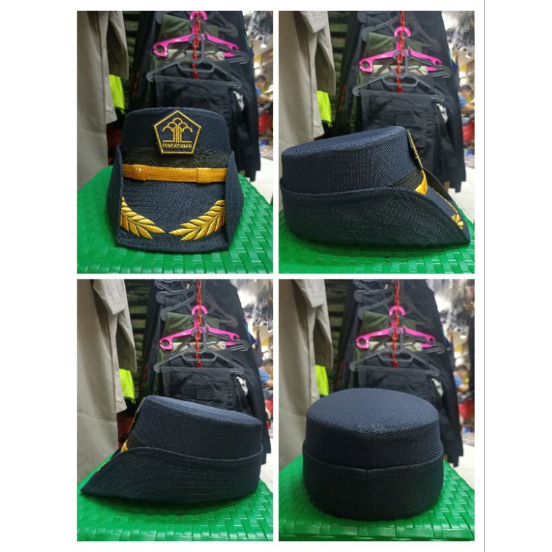 TOPI PET KEMENKUMHAM WANITA GOLONGAN 3D 4A 4B TERBARU TOPI PET KEMENKUMHAM 1 RAY WANITA
