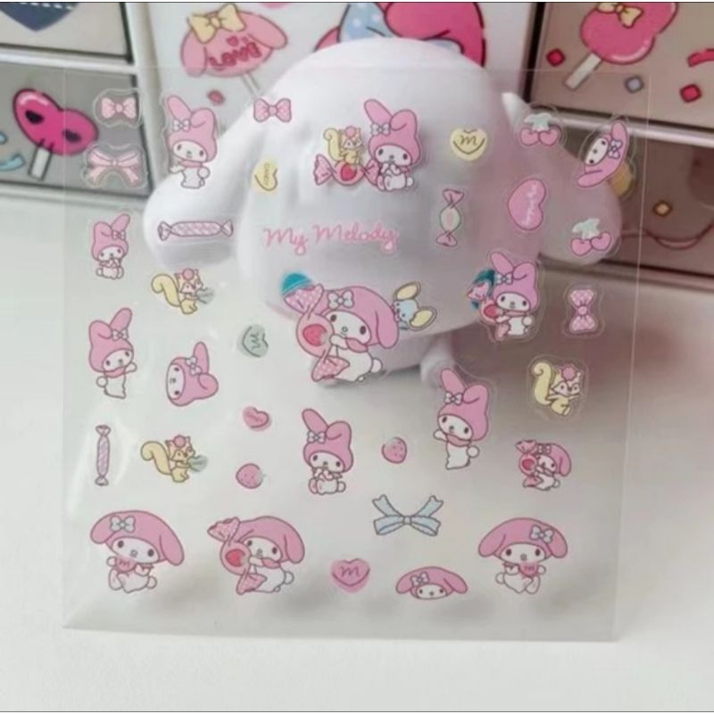 

sticker deco sanrio my melody cinnamoroll cute aesthetic