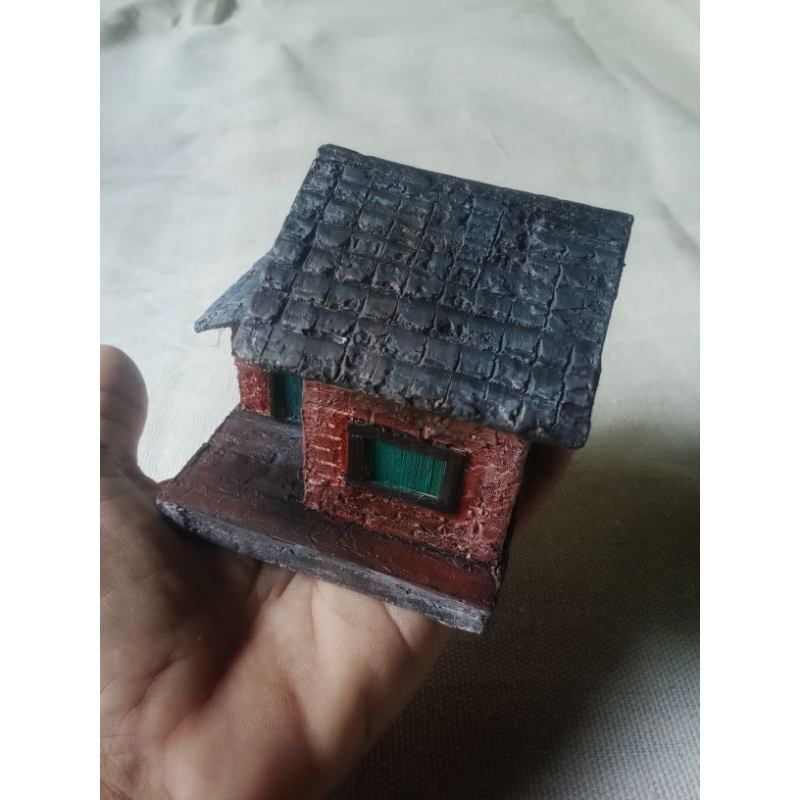 miniatur rumah, diorama, prakarya, diescest