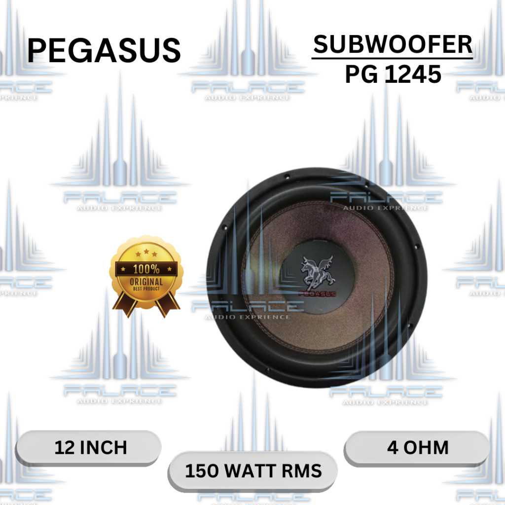 Subwoofer 12 Inch 150 Watt RMS - Pegasus PG 1245