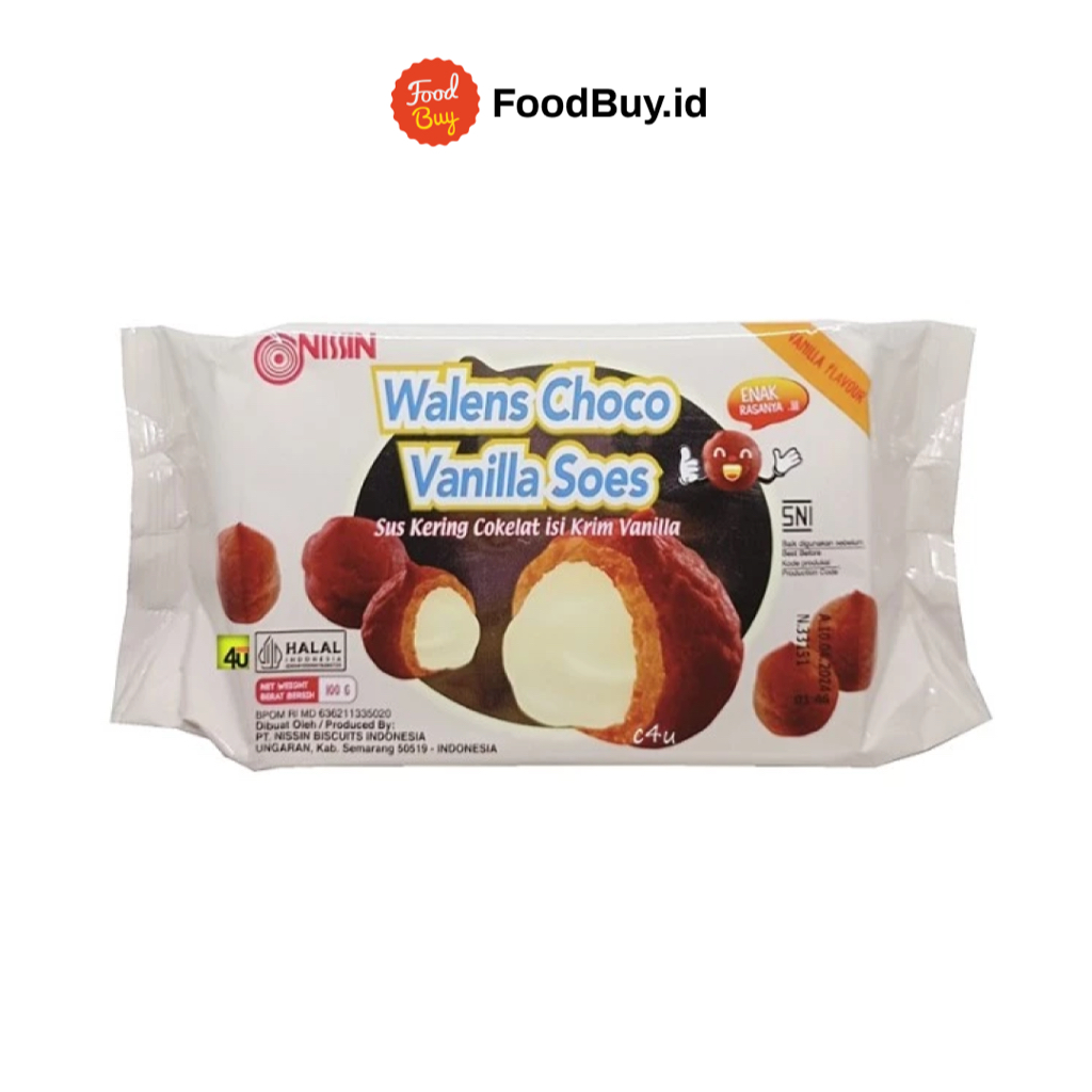 

Nissin Walens Sus Kering Cokelat Isi Krim Vanilla 100 gr