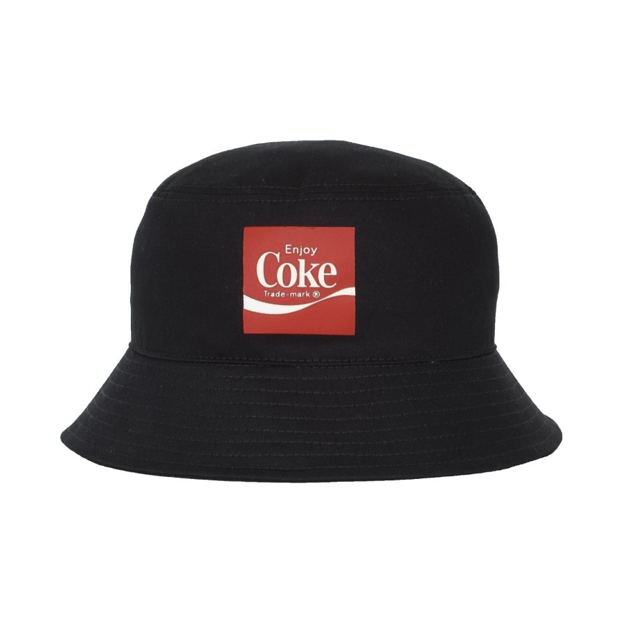 Topi Pria/Wanita Kalibre Coca-Cola Bucket Hat Fashion Original 940107000 Black