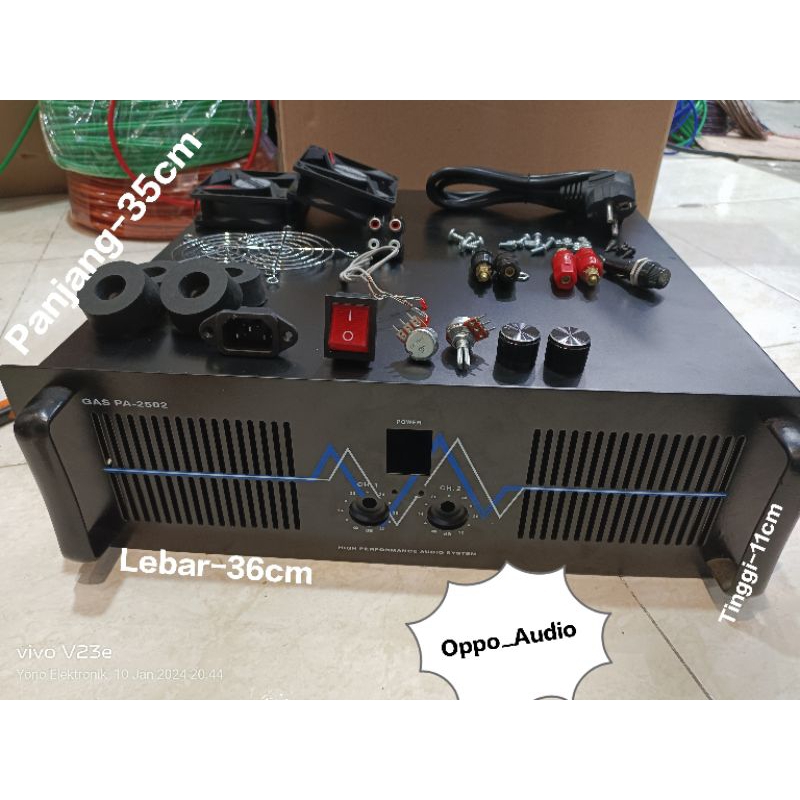 BOX power 2502 + asesories panel