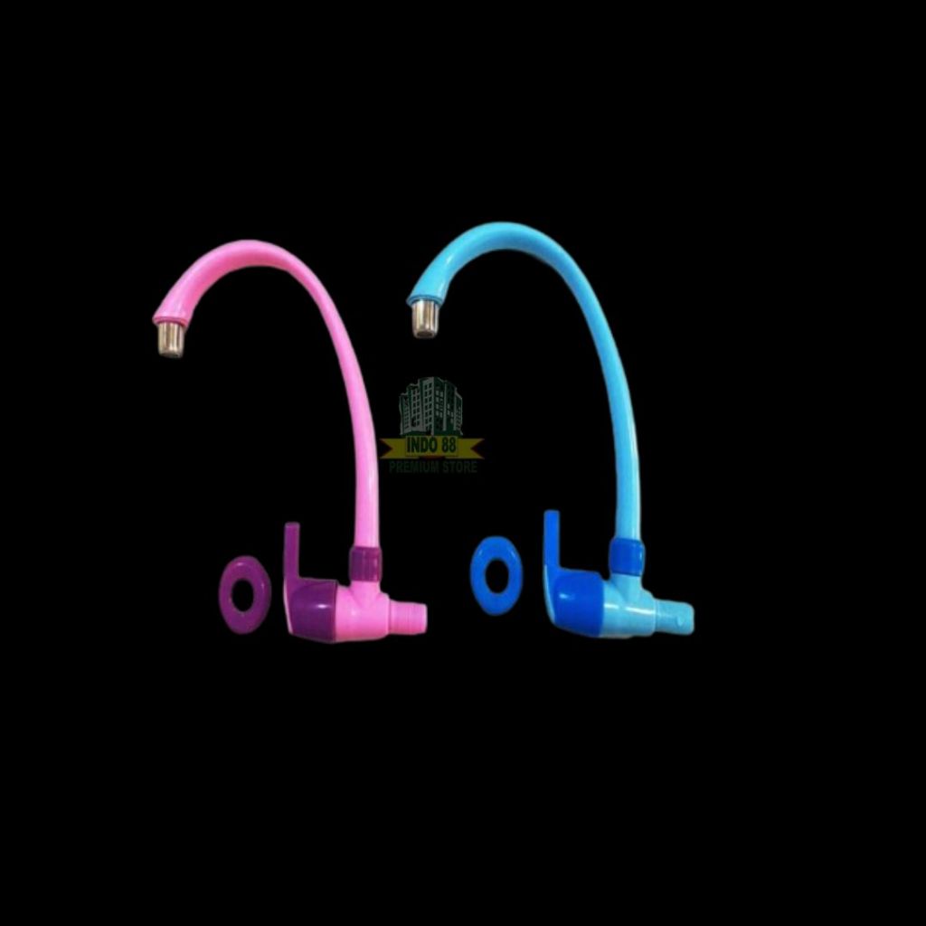 KRAN ANGSA PVC WARNA CAB / KRAN ANGSA WASTAFEL