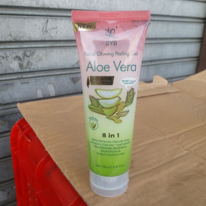 Syb Facial Glowing Peeling Gel Aloevera Syb Bpom