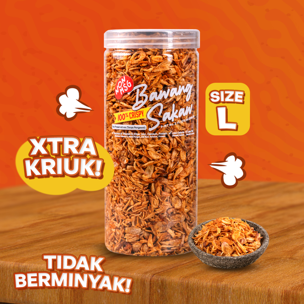 

Bawang Goreng Sakaw Size L @menuloco.id