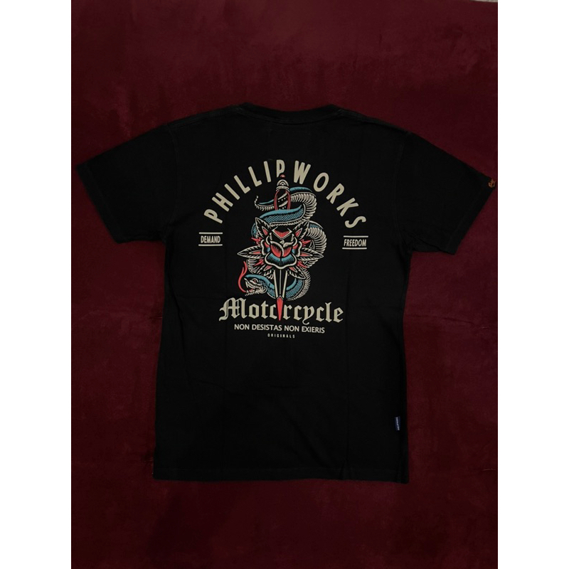 Phillip Works Motorcycle Tshirt