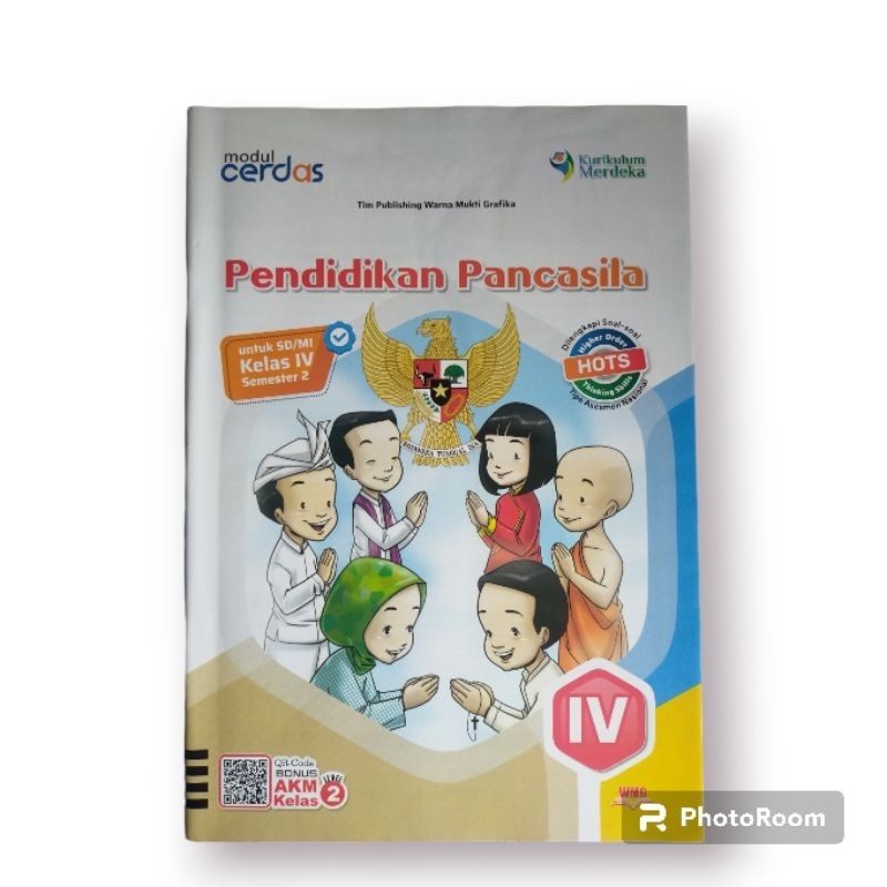 buku LKS CERDAS pendidikan Pancasila kurikulum merdeka untuk SD/mi kelas 4 semester 2 penerbit wmg