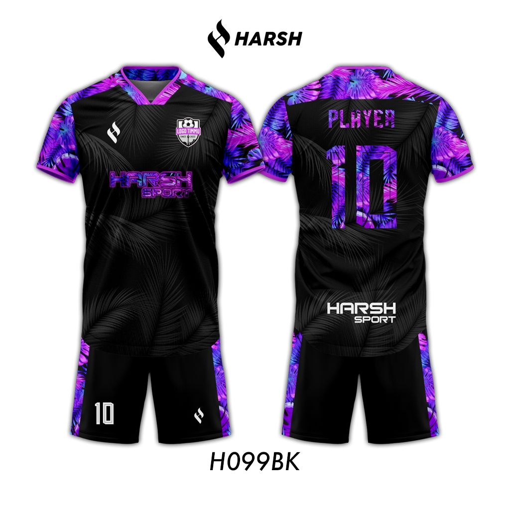BAJU JERSEY FUTSAL/BOLA TERBARU FULL PRINTING BISA CUSTOM DESIGN BEBAS FREE NAMA PUNGGUNG DAN NOMOR 