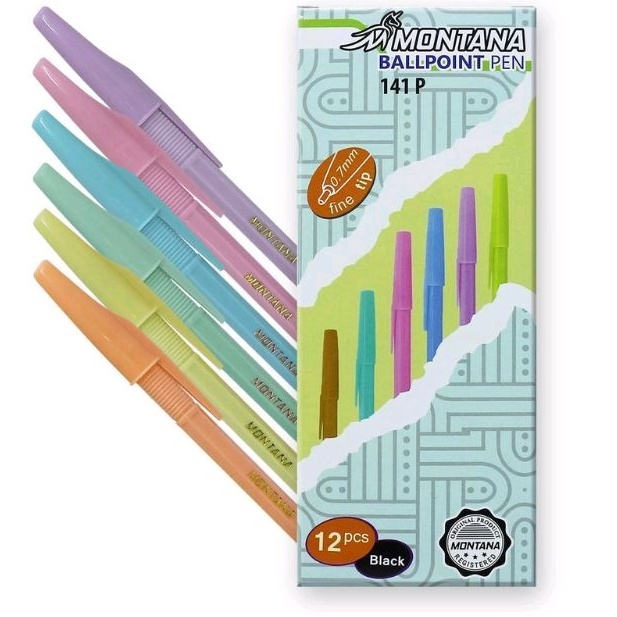 

BOLPOIN WARNA MACARON - TINTA HITAM MURAH ANAK SEKOLAH