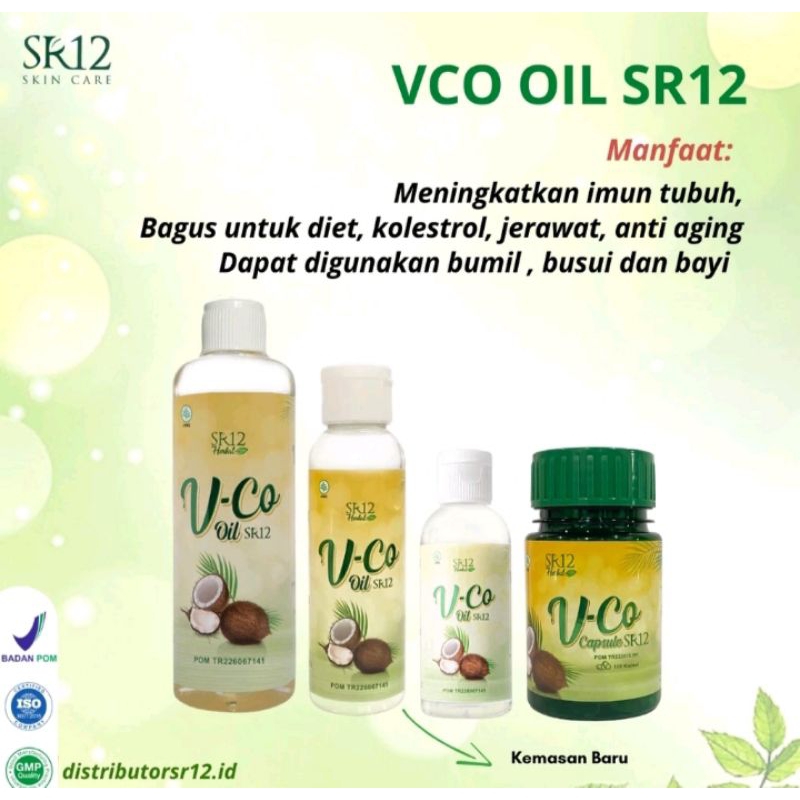 

Vco sr12 minyak kelapa murni virgin coconut oil imun booster untuk kesehatan dan kecantikan