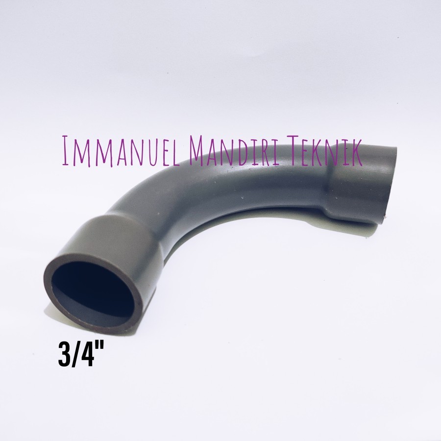 Long elbow 3/4 pvc 90° / Boch pvc 3/4 inch / Elbow knee 3/4 inch pvc