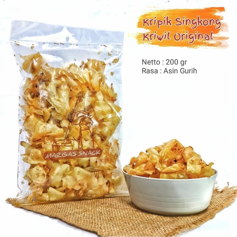 

MARGAS - Kripik Singkong Kriwil 100 gr Asin Gurih Original