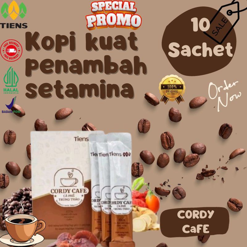 Cordy Cafe kopi kuat tahan lama original 100% kopi asli