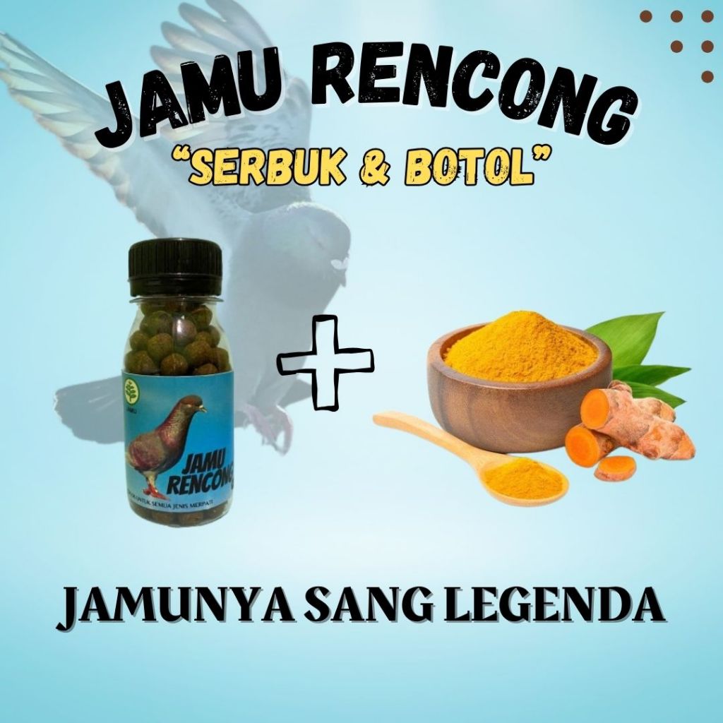 doping jamu pil vitamin stamina dan giring keras merpati balap sprint kolong paket 1 serbuk 1 botol