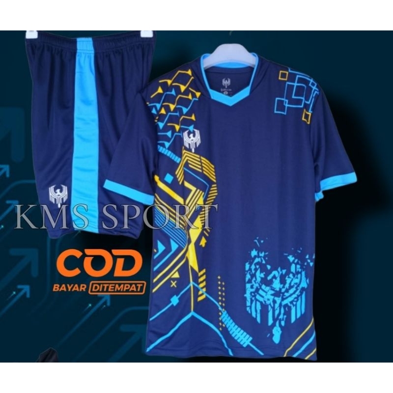 Setelan Jersy Bola Terbaru Baju Bola putsal dewasa pria wanita set baju celana