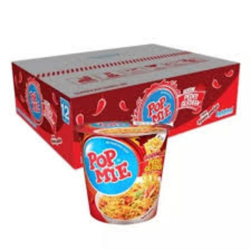 

Pop Mie Goreng Pedes Gledeek Rasa Ayam 75 gr 1 Dus 12 PCS