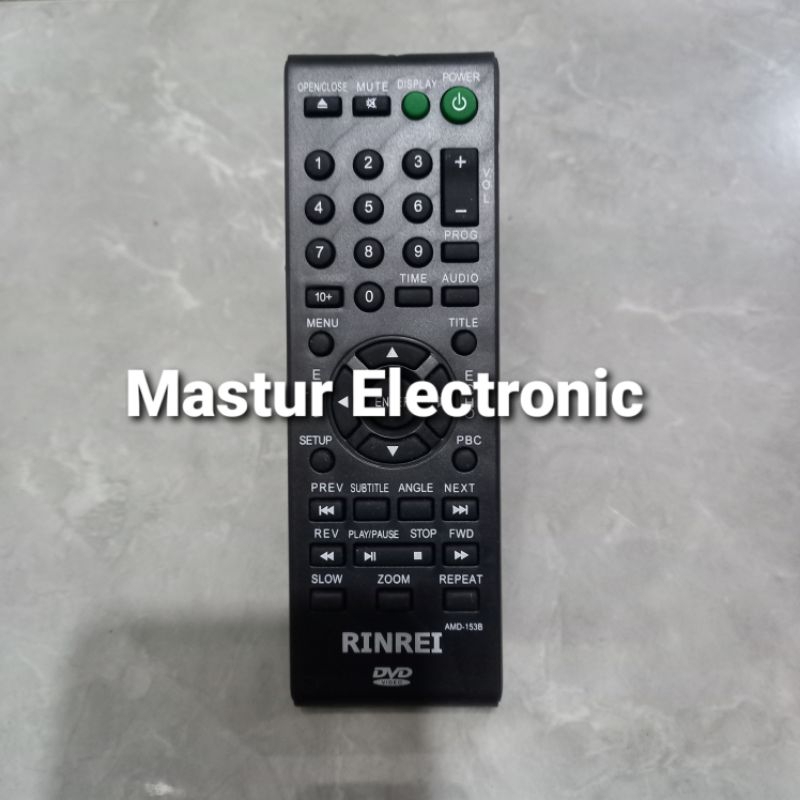 REMOTE REMOT DVD PLAYER RINREI ORIGINAL