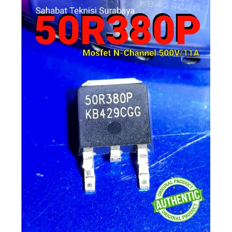 Mosfet 50R380P | MMD50R380PSRH TO-252 pengganti 11N65