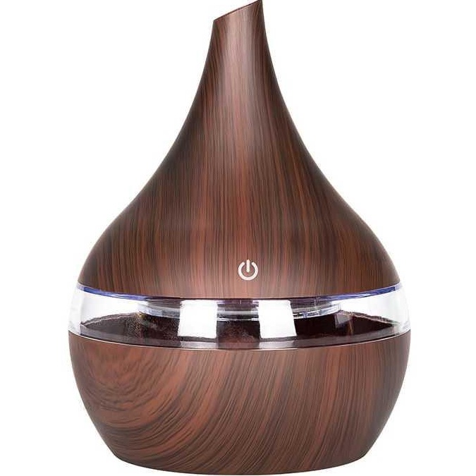 COD  Taffware Ultrasonic Air Humidifier Aromatherapy Wood Grain 3ml KH98 q Kemasan Baru