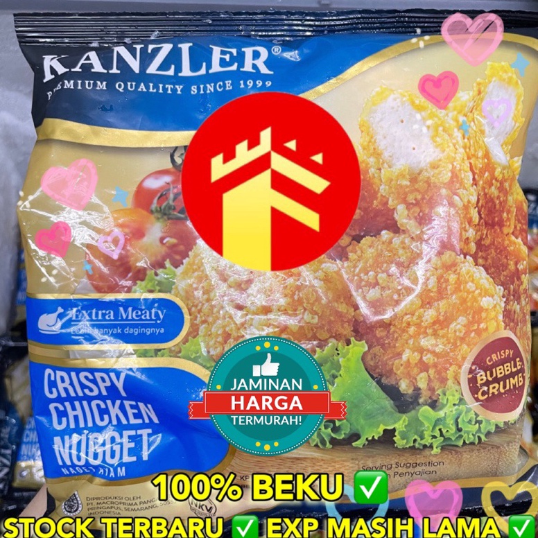 

FREE ONGKIR KANZLER CRISPY CHICKEN NUGGET 45 GR