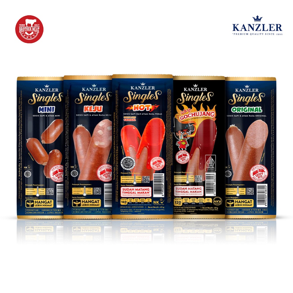 

BEST SELLER Kanzler Sosis Singles Halal