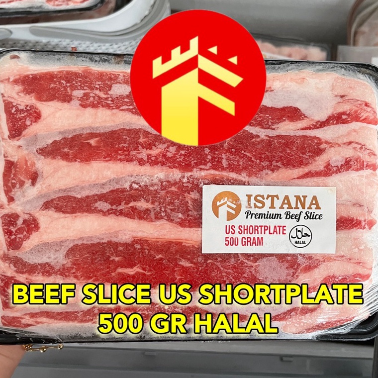 

SUPER DISKON BEEF SLICE YOSHINOYA YAKINIKU US SHORTPLATE DAGING SAPI SLICE 5 GRAM BBQ GRILL KOREAN BBQ RICEBOWL