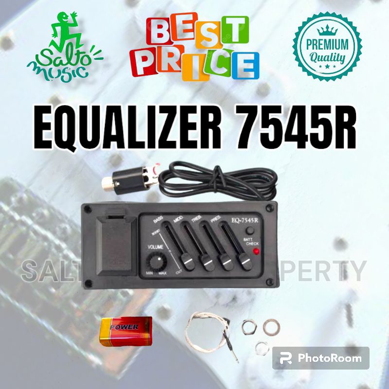 Equalizer Gitar 7545 Equalizer 7545R Equalizer 7545 Pream Amplifier Gitar Akustik Electric