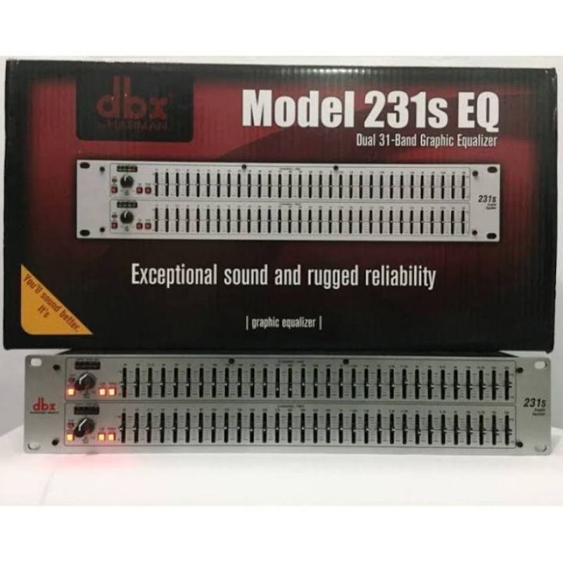 EQUALIZER 231S SILVER EQ DBX 231 SILVER