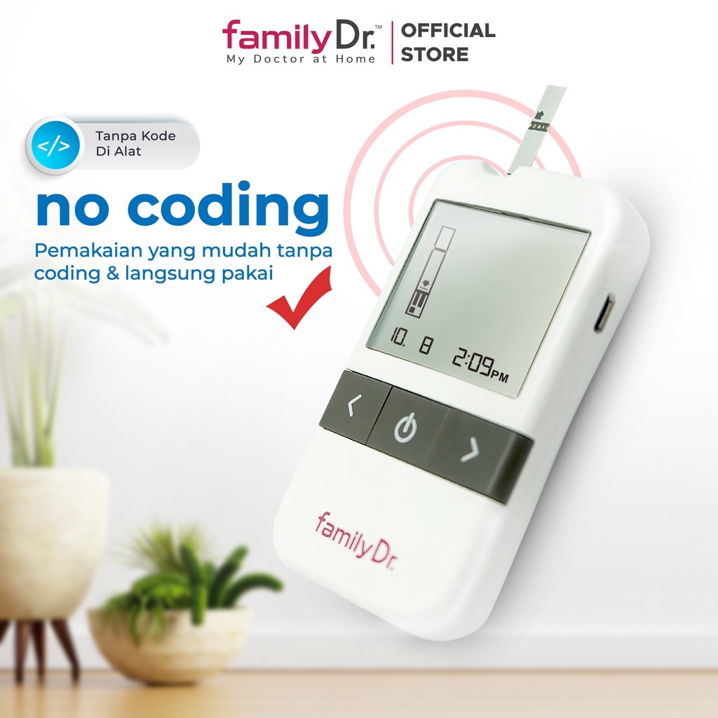 FamilyDr Alat Cek Gula Darah | Alat Tes Gula Darah