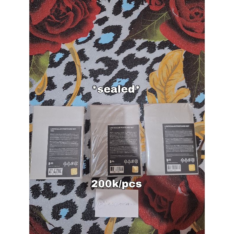 lenticular poscard BTS