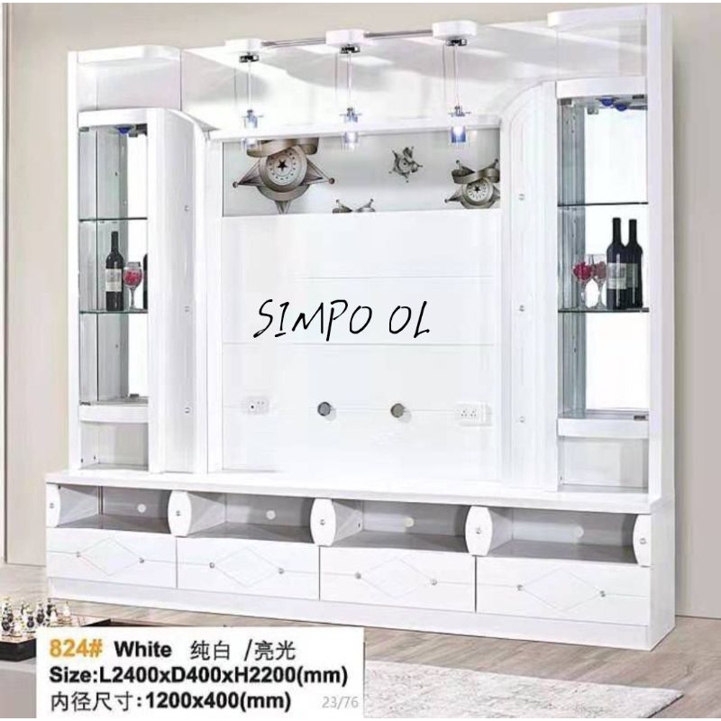 Buffet TV Lemari Hias Mewah Import