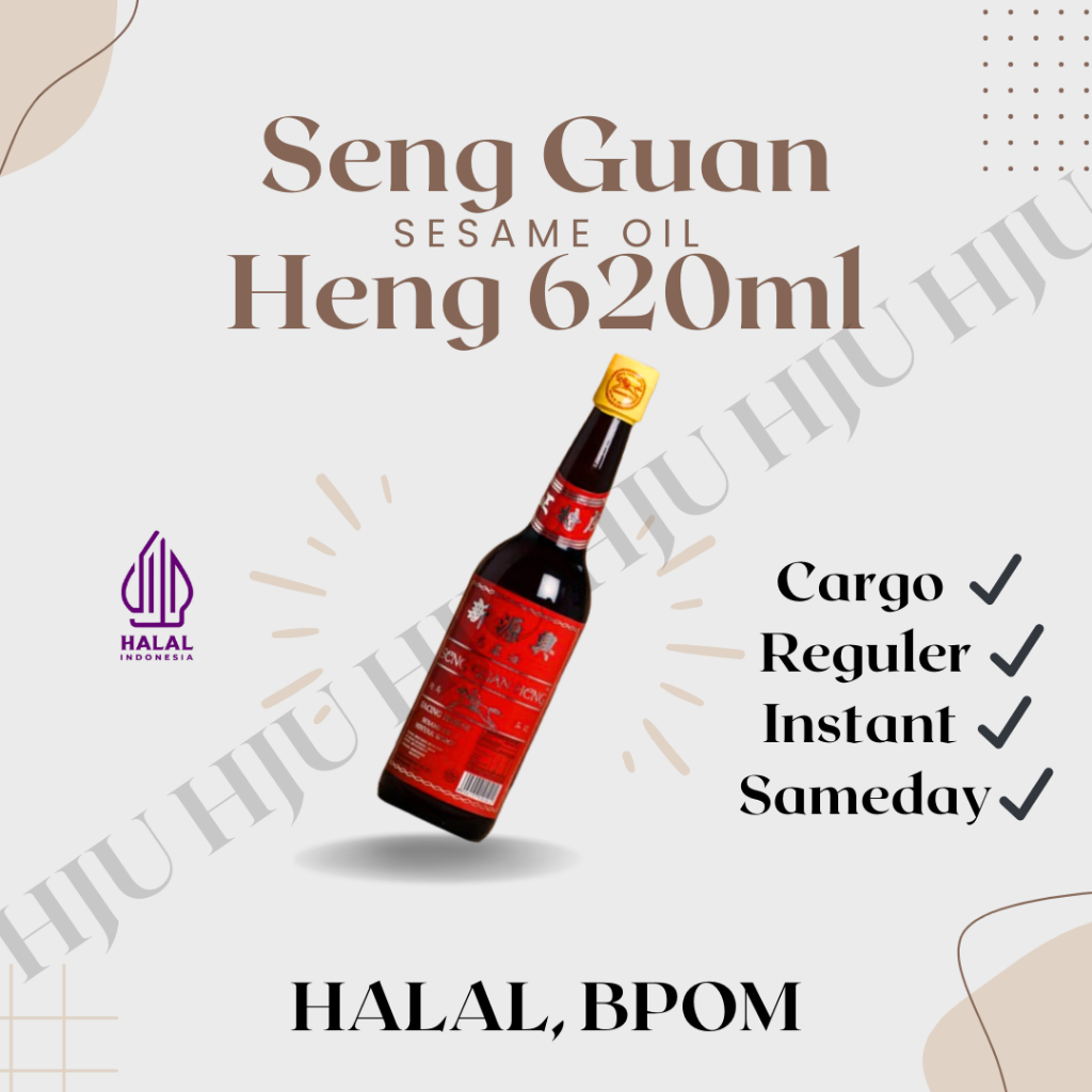 

minyak wijen seng guan heng kuda racing horse halal 620ml